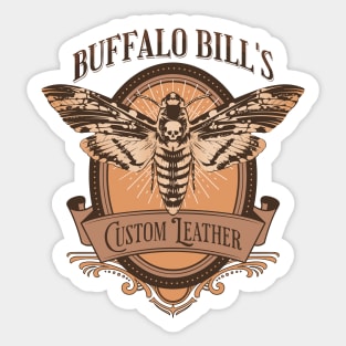 Buffalo Bill's Custom Leather (desat) Sticker